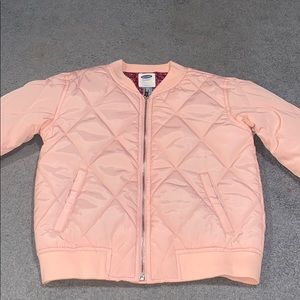 Girls pink sweater / puffer